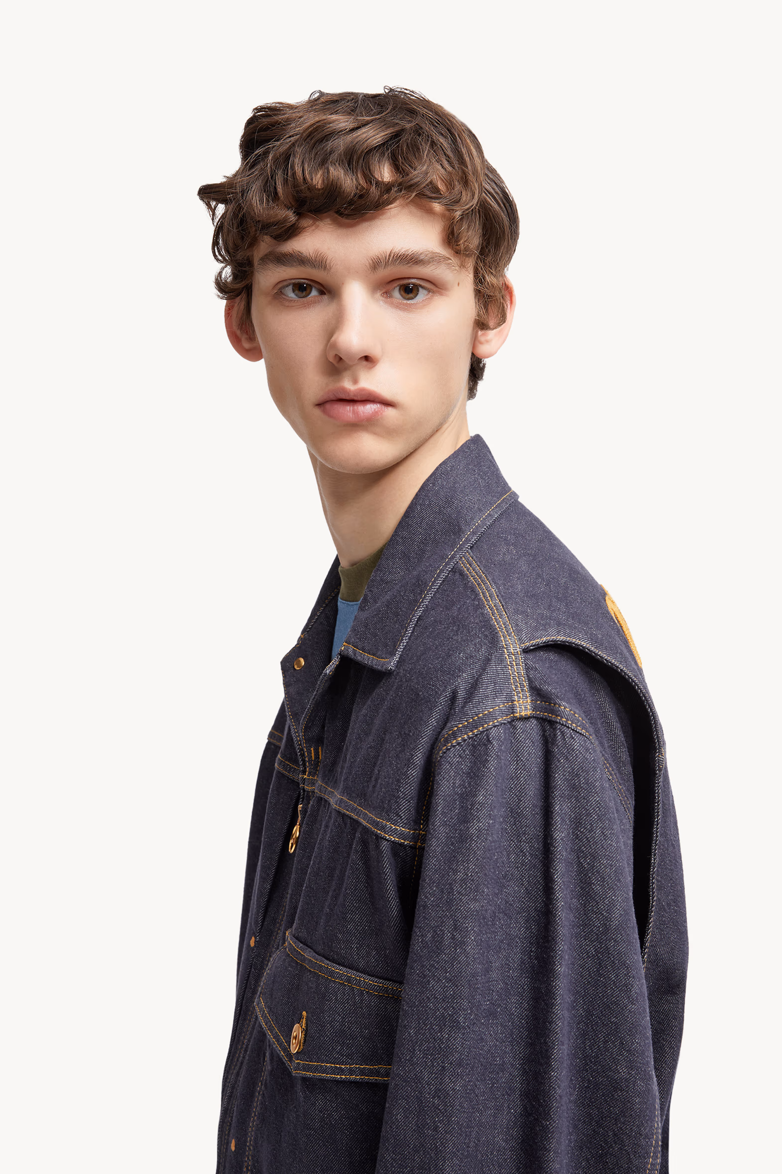 Chaqueta vaquera Moncler x Mercedes-Benz de NIGO Nepit Hombre Azul Denim Moncler 4